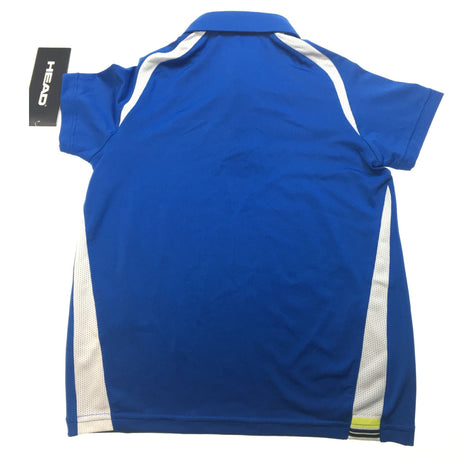 Head Pace Boys Youth Polo Shirt - Blue (Kids Childrens Tennis)