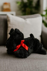 Bocchetta Haggis 28cm Floppy Scottish Terrier Puppy Plush Toy (Realistic Stuffed Animal Dog Gift)