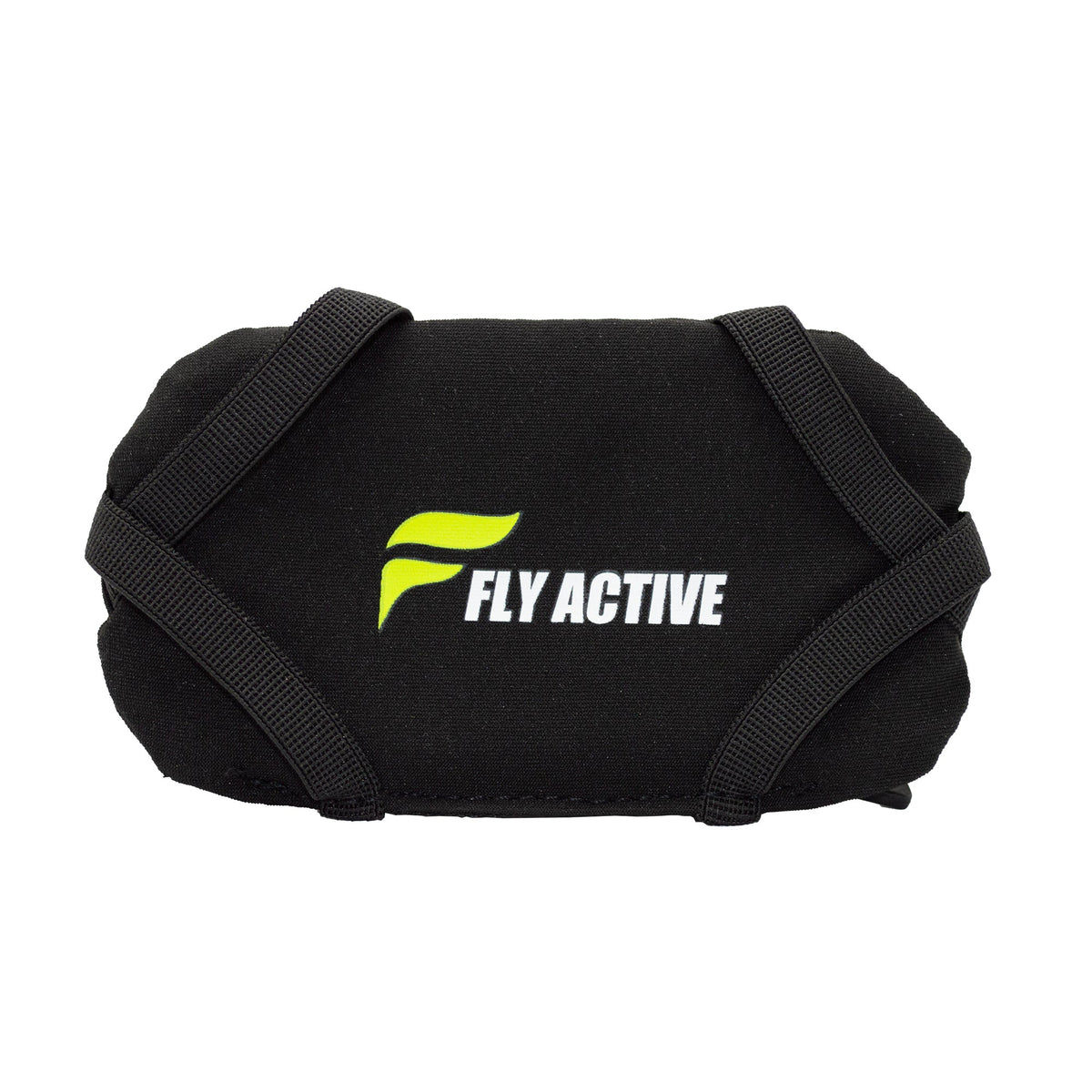 Fly Active Hand Held Running Phone Holder - Black (With Zip Pocket)