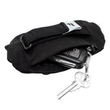 Fly Active Hand Held Running Phone Holder - Black (With Zip Pocket)