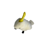 Bocchetta Hector 25cm Sulphur-Crested Cockatoo Plush Toy - White (Australian Stuffed Animal Souvenir Gift)