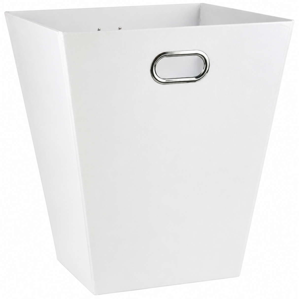 Italplast Eazi Fold 12-Litre Office Waste Rubbish Recycling Bin in White