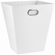 Italplast Eazi Fold 12-Litre Office Waste Rubbish Recycling Bin in White