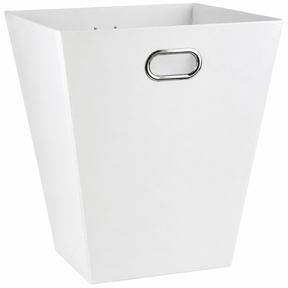 Italplast Eazi Fold 12-Litre Office Waste Rubbish Recycling Bin in White