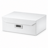 Italplast Eazi Fold A4 Paper Document Storage Box in White 