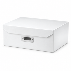 Italplast Eazi Fold A4 Paper Document Storage Box in White 