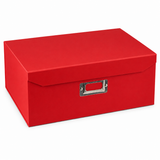 Italplast Eazi Fold A5 Paper Document Storage Box - Red