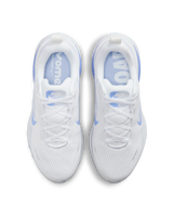 Nike Vomero 18 Womens D Wide Road Running Shoes - White-Grey-Royal (Athletic Sneakers/Runners)