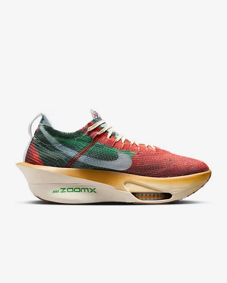 Nike Mens Alphafly 3 PRM Road Racing Shoes - Multi-Clear-Starfish-Aloe Verde (Athletic Sneakers/Runners)