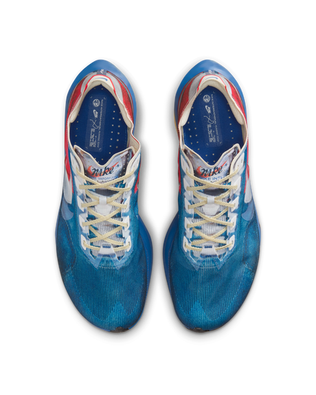 Nike Mens Vaporfly 4 PRM Road Racing Shoes - Multi-Blue-Red (Athletic Sneakers/Runners)