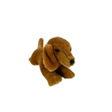 Bocchetta Bean 30cm Floppy Dachshund Puppy Plush Toy - Red (Realistic Stuffed Animal Dog Gift)