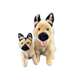 Bocchetta Stella 38cm Sitting German Shepherd Plush Toy (Realistic Stuffed Animal Dog Gift)
