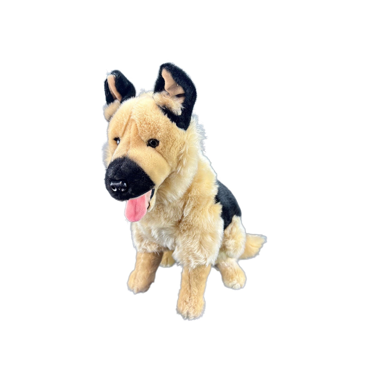 Bocchetta Stella 38cm Sitting German Shepherd Plush Toy (Realistic Stuffed Animal Dog Gift)