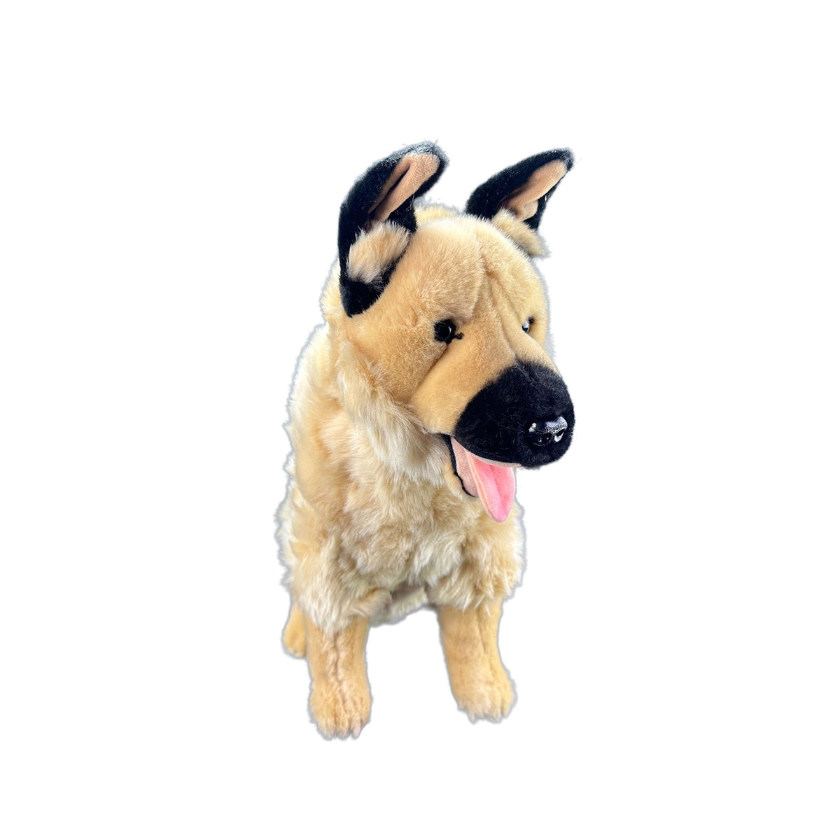 Bocchetta Stella 38cm Sitting German Shepherd Plush Toy (Realistic Stuffed Animal Dog Gift)