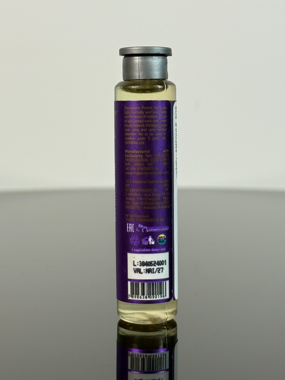 FGZ Ampoule SOS 15ml Hair Reconstructor - Instant Damage Repair (Macadamia & Argan Oil)