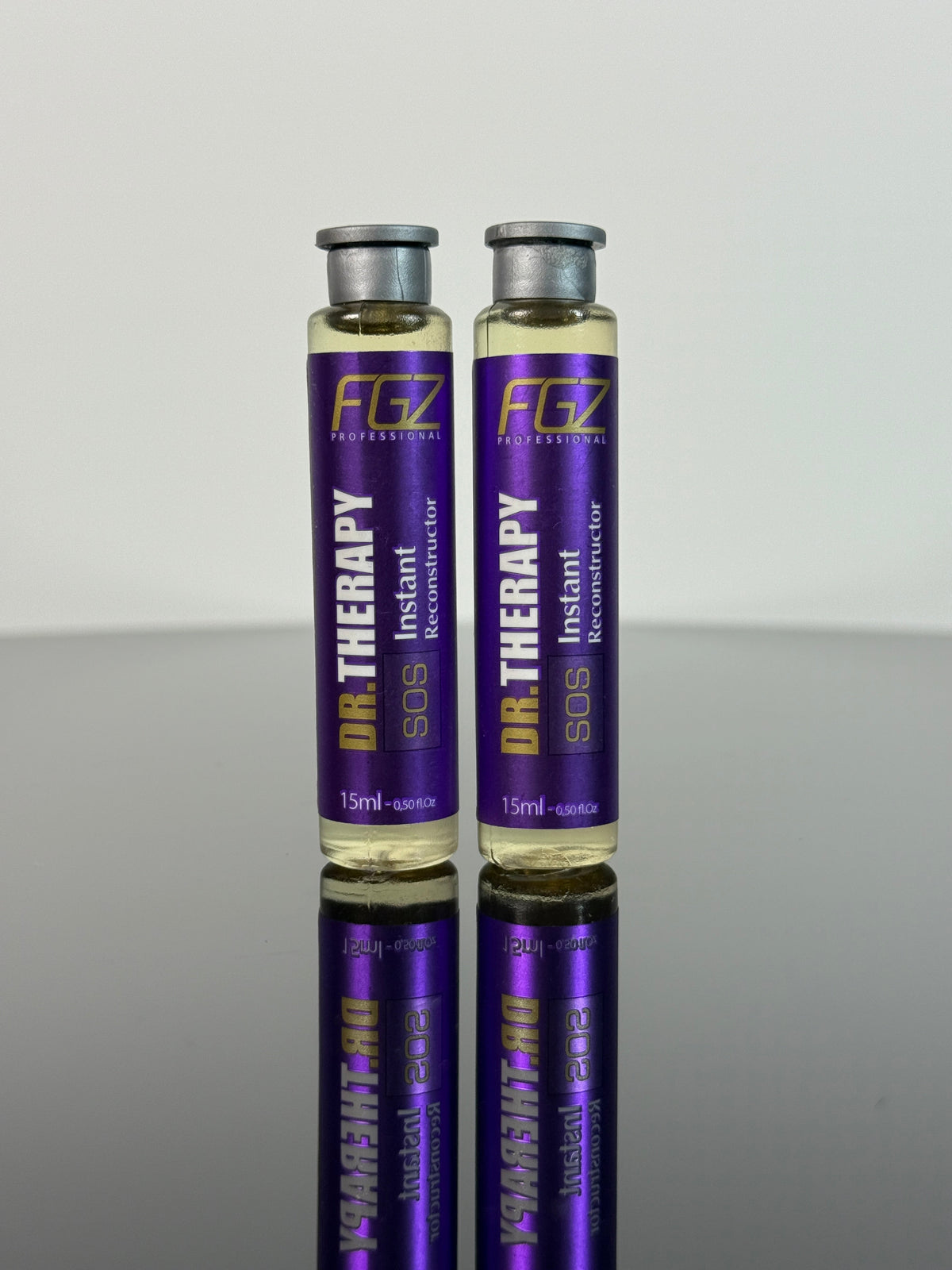 FGZ Ampoule SOS 15ml Hair Reconstructor - Instant Damage Repair (Macadamia & Argan Oil)