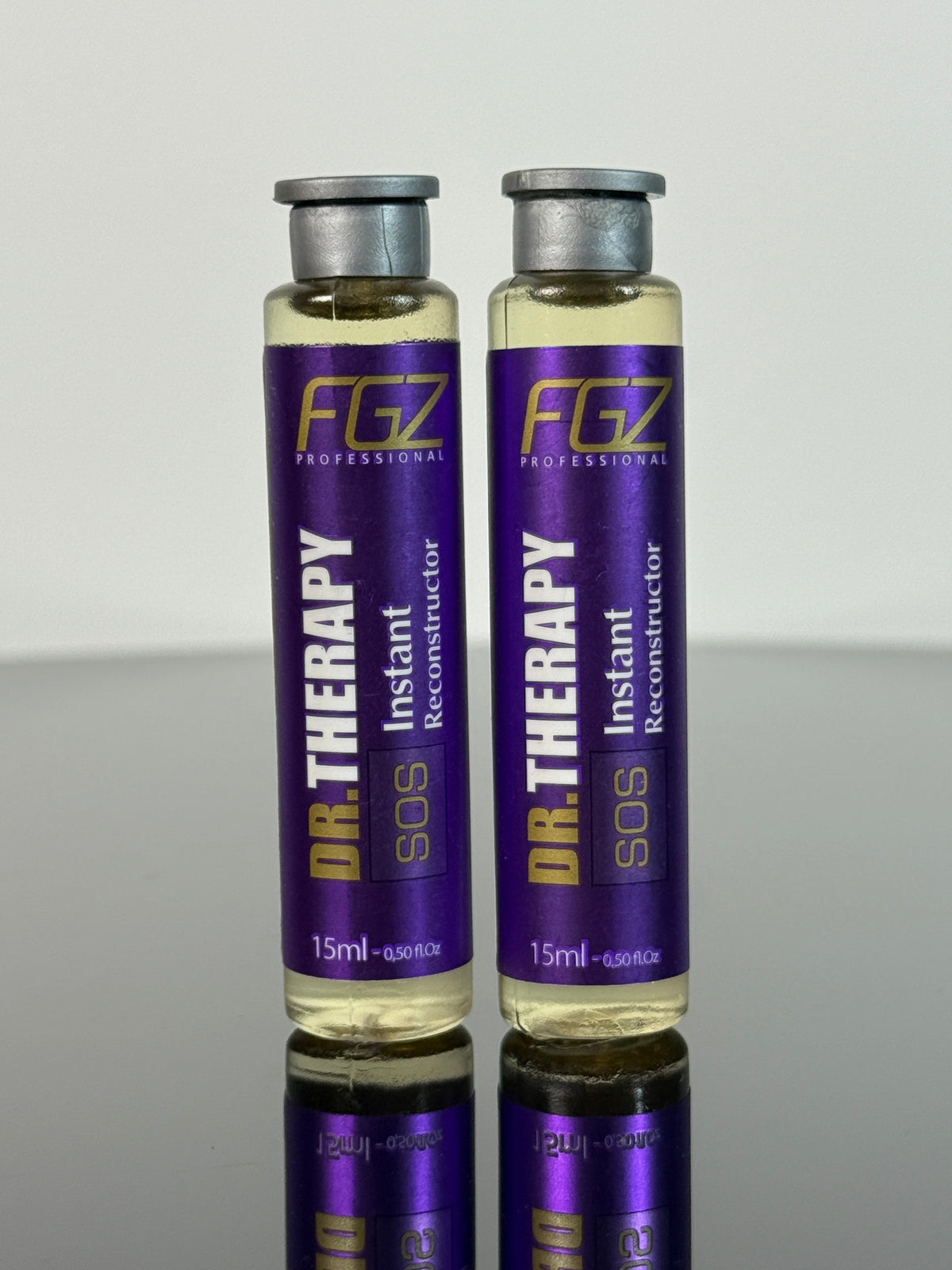 FGZ Ampoule SOS 15ml Hair Reconstructor - Instant Damage Repair (Macadamia & Argan Oil)