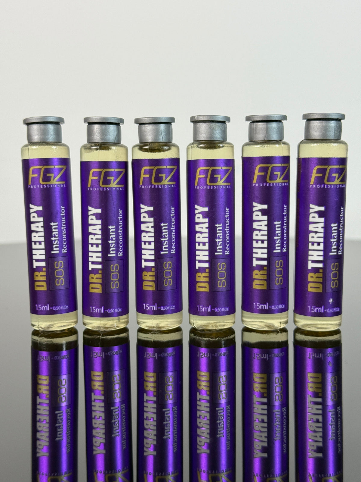FGZ Ampoule SOS 15ml Hair Reconstructor - Instant Damage Repair (Macadamia & Argan Oil)