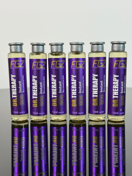 FGZ Ampoule SOS 15ml Hair Reconstructor - Instant Damage Repair (Macadamia & Argan Oil)