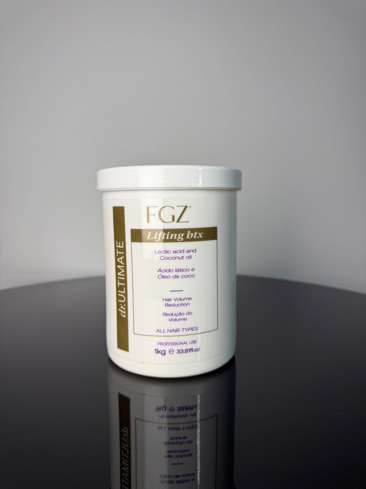 FGZ Ultimate Hair BTX 1kg Smoothing Treatment - Anti-Frizz (Lactic Acid & Shea Butter)