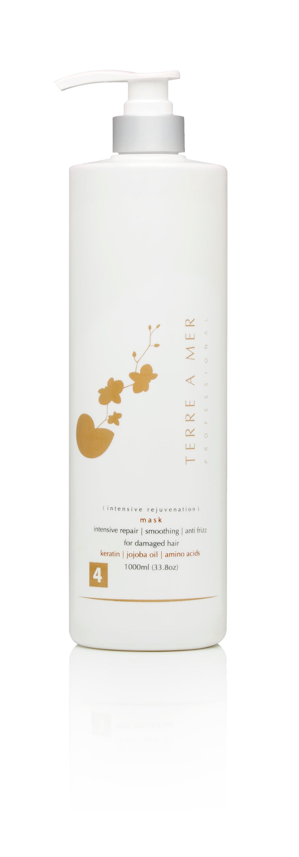 terreamer Keratin Hair Straightening System - Complete 4 Step Salon Size Pack