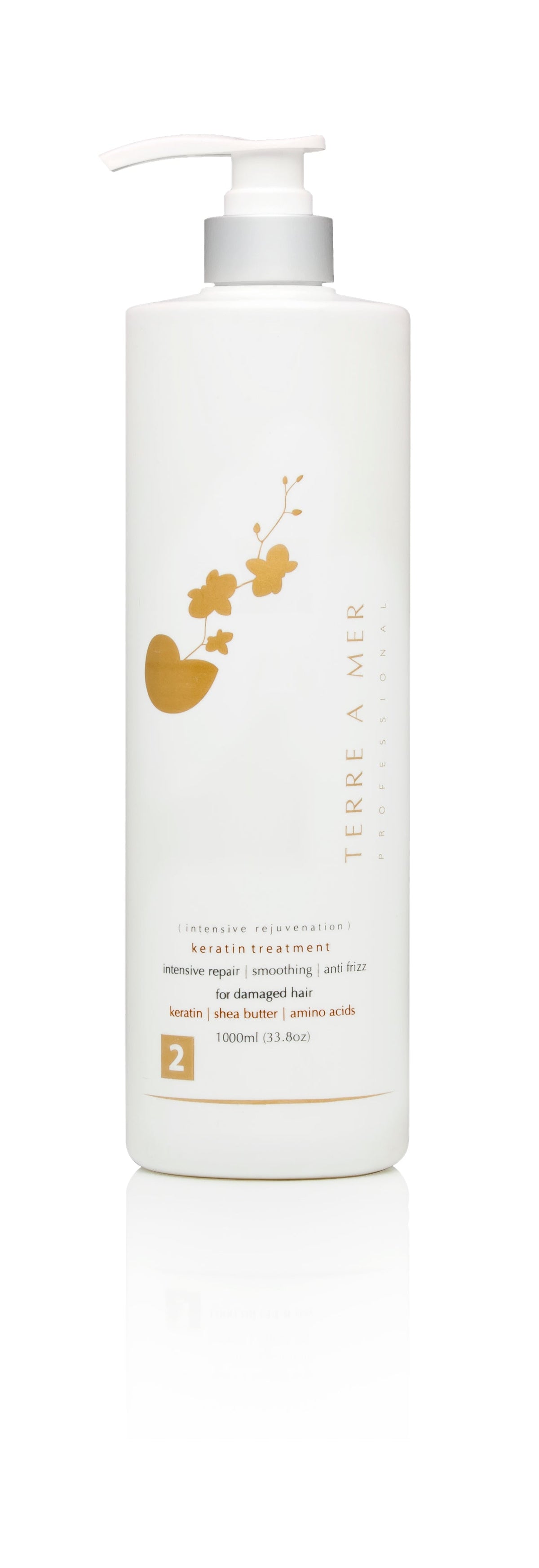 terreamer Keratin Hair Straightening System - Complete 4 Step Salon Size Pack