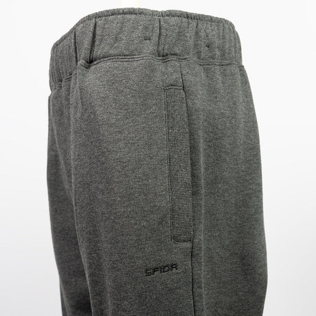 Sfida Ivan Mens Cuffed Fleece Track Pants - Charcoal Marle (Trackies/Joggers)
