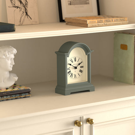 Newgate Fillmore Mantel Clock - Asparagus Green