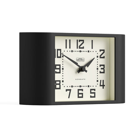 Newgate Mini Metro Mantel Clock - Black