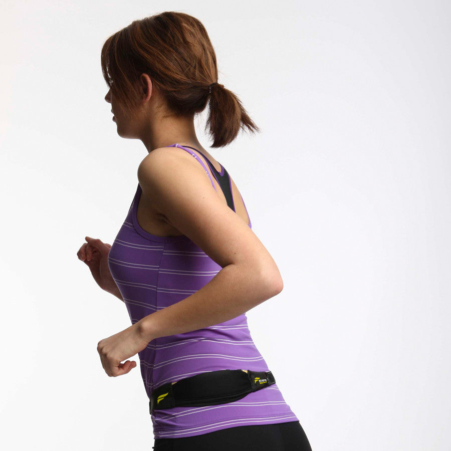 Fly Active Performance Waistpocket Running Belt - Purple (Phone & Key Holder)