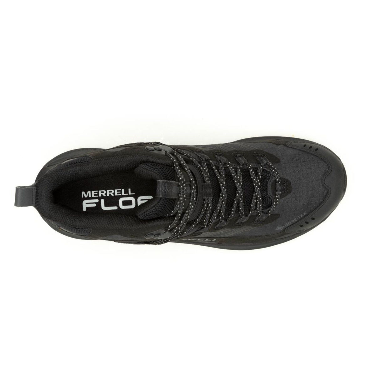 Merrell Mens Moab Speed 2 Mid (Gore-Tex) Hiking Running Shoes Trail Runners - Black