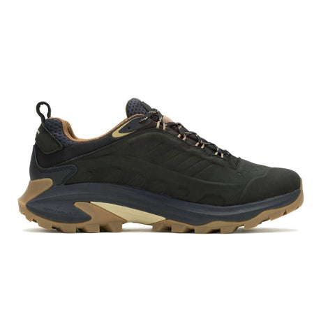 Merrell Mens Moab Speed 2 Leather (Waterproof) Hiking Trail Shoes Runners - Black
