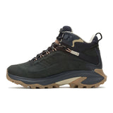 Merrell Womens Moab Speed 2 Leather Mid (Waterproof) Hiking Trail Shoes Runners - Black