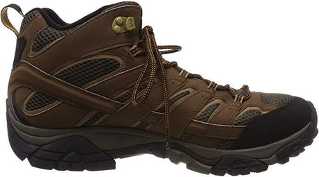 Merrell Mens Moab 2 Mid GTX Gore-Tex Hiking Shoes Boots Trail Outdoor - Earth
