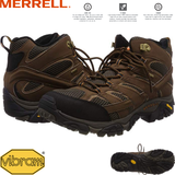 Merrell Mens Moab 2 Mid GTX Gore-Tex Hiking Shoes Boots Trail Outdoor - Earth