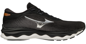 Mizuno Wave Sky 5 Mens Running Shoes - Black/Silver/Orange (Athletic Sneakers/Runners)