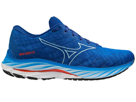 Mizuno Wave Rider 26 Mens Running Shoes Blue White in US 12