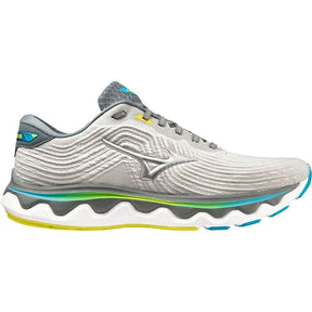 Mizuno Wave Horizon 6 Mens Runners Sneakers Shoes in Pearl Blue/Silver/Bolt