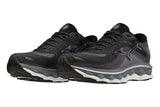 Mens Mizuno Wave Sky 7 2E Wide Black/Glacial Ridge/Stormy Weather, Size 9.5