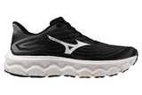 Mizuno Mens Wave Horizon 8 (2E Wide) in Black/White/Nimbus Cloud - US 9