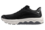 Mizuno Mens Wave Horizon 8 (2E Wide) in Black/White/Nimbus Cloud
