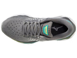 Womens Mizuno Wave Horizon 6 Ultimate Running Shoes Gray/Silver/Blue Curacao in Size 7.5