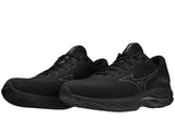 Mizuno Wave Rider 26 SSW Womens Running Shoes – Black/Ultimate Gray – Smooth Stretch Woven – Enerzy Foam – Cushioned & Stable US 7