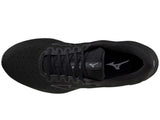 Mizuno Wave Rider 26 SSW Womens Running Shoes – Black/Ultimate Gray – Smooth Stretch Woven – Enerzy Foam – Cushioned & Stable US 8