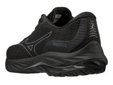 Mizuno Wave Rider 26 SSW Womens Running Shoes – Black/Ultimate Gray – Smooth Stretch Woven – Enerzy Foam – Cushioned & Stable US 8