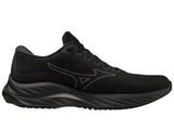 Mizuno Wave Rider 26 SSW Womens Running Shoes – Black/Ultimate Gray – Smooth Stretch Woven – Enerzy Foam – Cushioned & Stable US 8