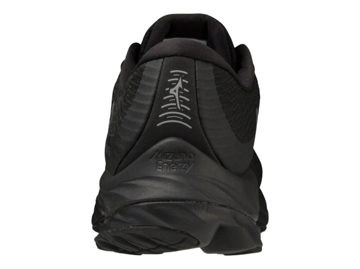 Mizuno Wave Rider 26 SSW Womens Running Shoes – Black/Ultimate Gray – Smooth Stretch Woven – Enerzy Foam – Cushioned & Stable US 8