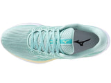 Mizuno Wave Rider 27 Womens Running Shoes Eggshell Blue / Anise Flower in US 7