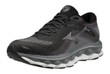 Mizuno Wave Sky 7 Womens Running Shoes D Wide in Black / Silverstar  – Size 7