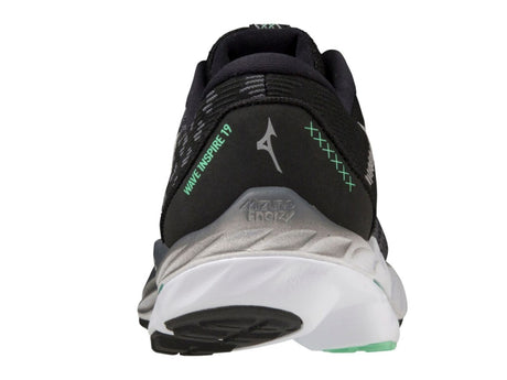 Mizuno Wave Inspire 19 Womens Running Shoes in Iron Gate Nimbus Cloud Spring Bud - Size 7.5